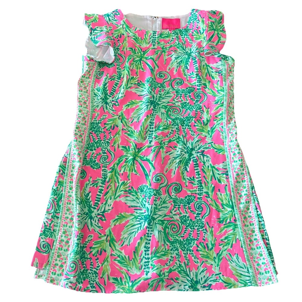 Lilly Pulitzer Romper Womens 4 Prosecco Pink Hanging Around Beach Theme Boho